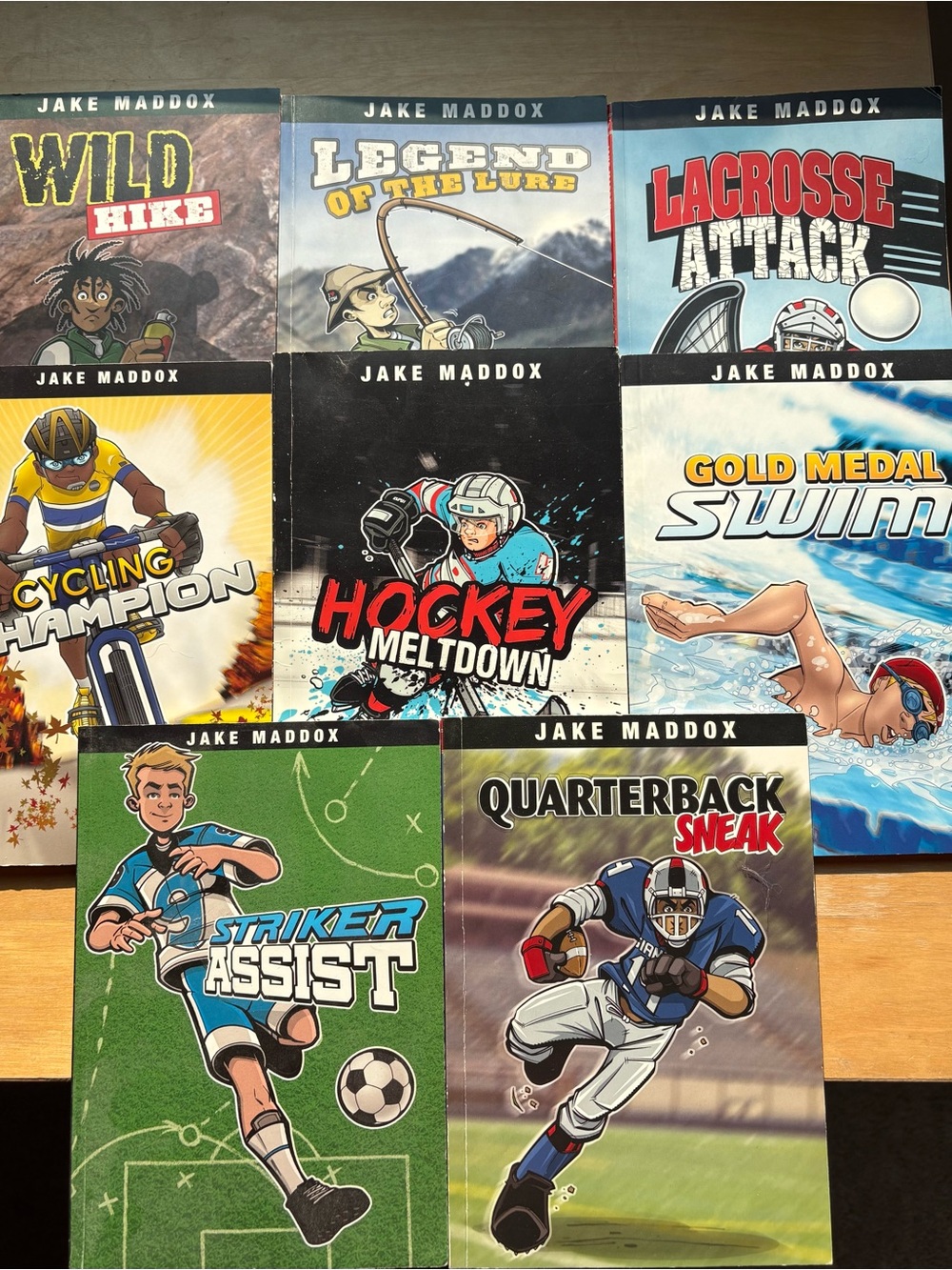 Jake Maddox Kids’ books, bundle of 8 books